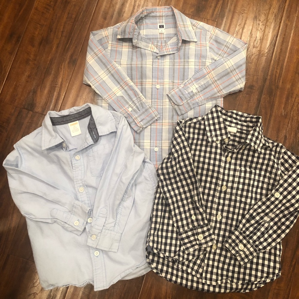 Lot of size 3 boys button down shirts